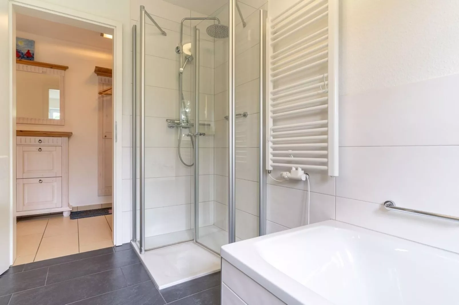 Ferienwohnung Klein Friesland - Flut St Peter-Ording-Badkamer