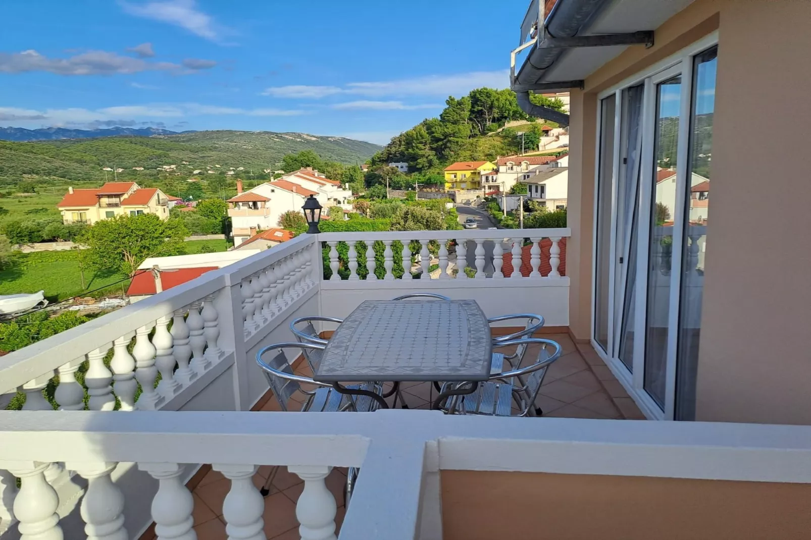Apartments Gordana - Two Bedroom Apartment with Balcony and Sea View - A4-Terras