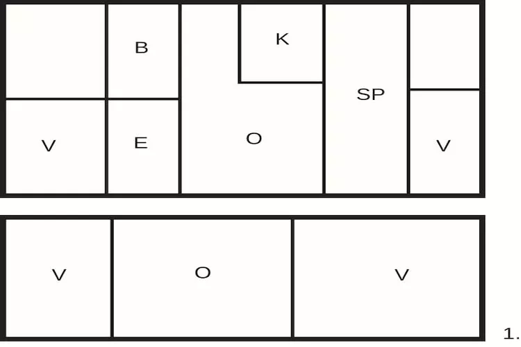Huis met prachtige tuin-Plattegrond