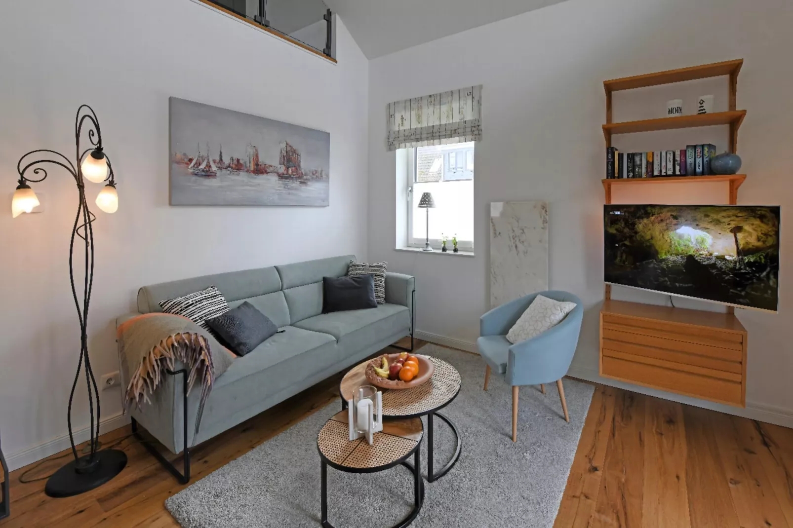 Schlagsdorf Familienbungalow - Achter de Schmeed-Woonkamer