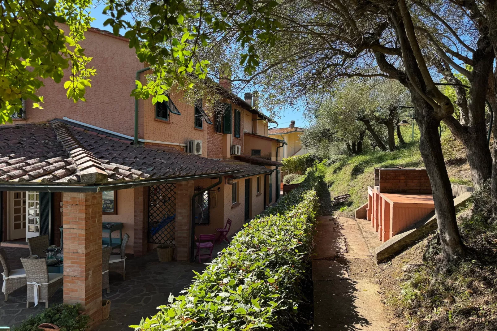 Casa Mia Fucecchio - Buitenkant zomer