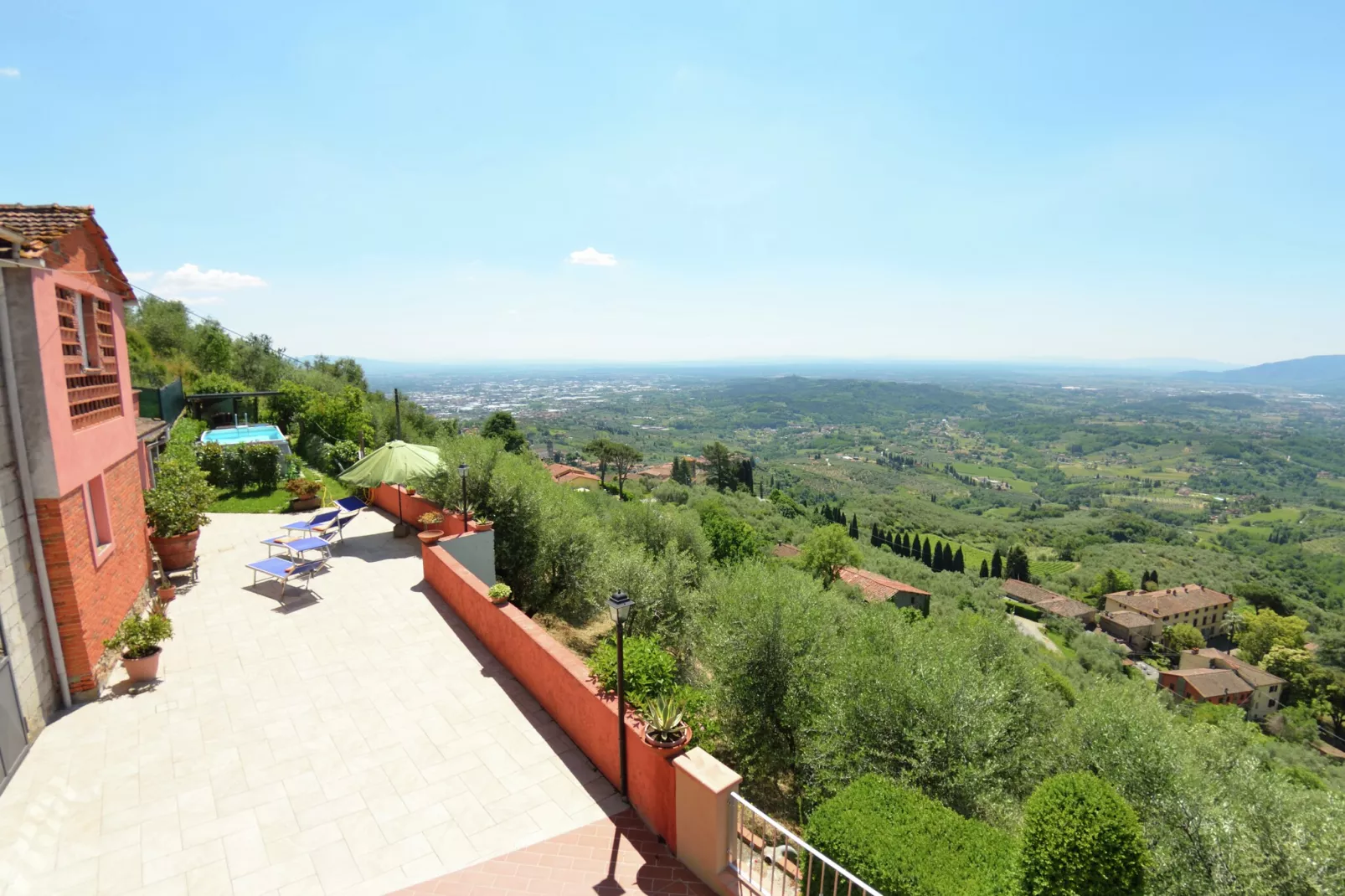 Al Belvedere - Uitzicht zomer