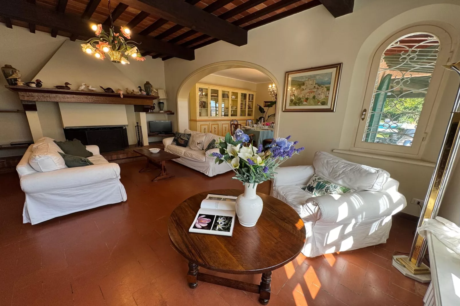 Casa Mia Fucecchio - Woonkamer