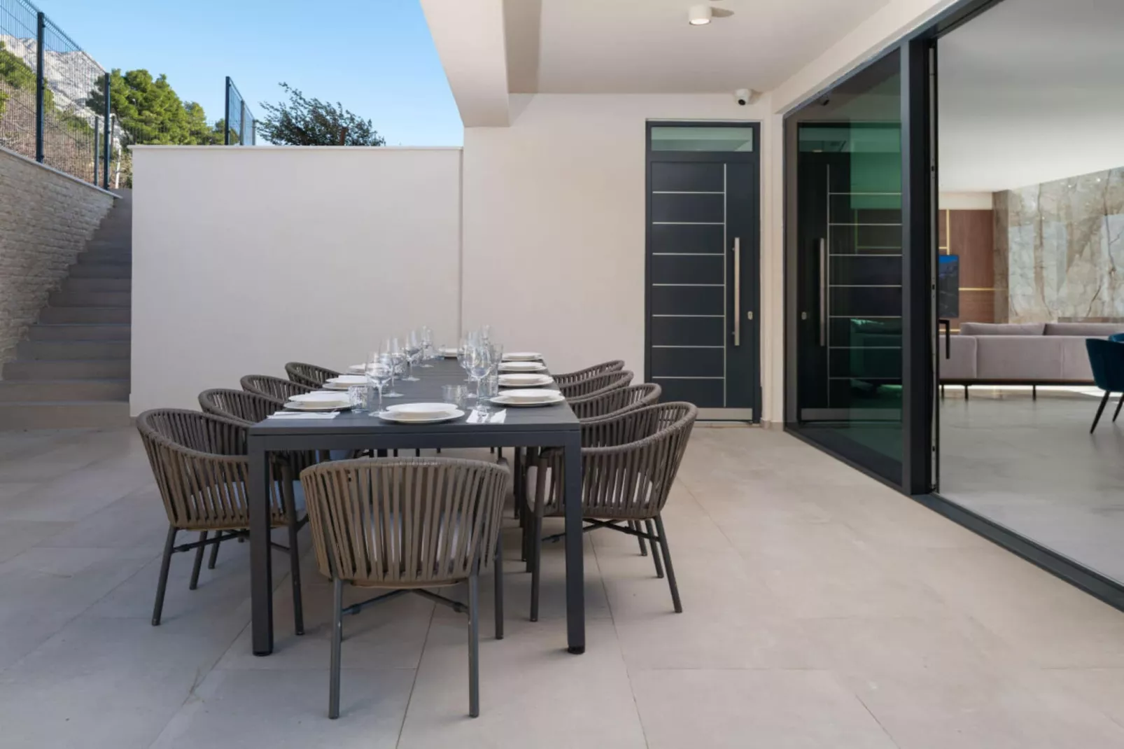 Luxury Villa Hedonia - Terrasbalkon