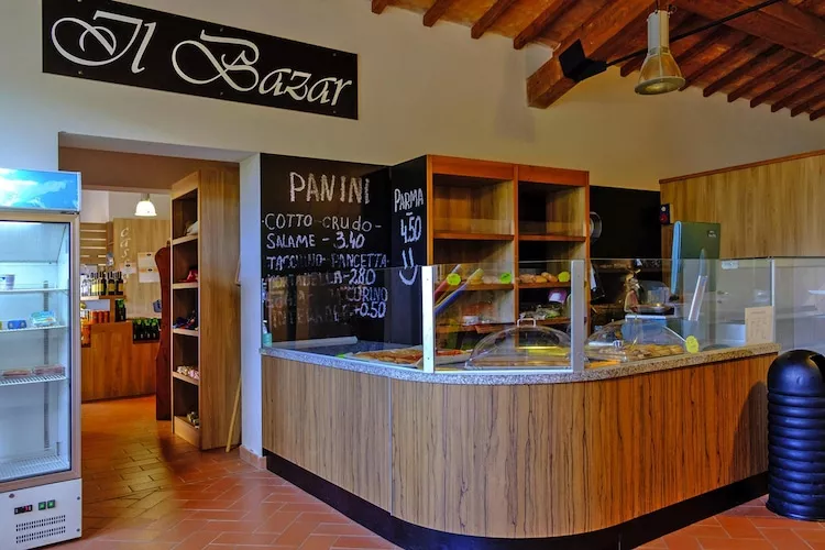 Ferienanlage Poggio all' Agnello Piombino Type Mono balcone -Mono loft connection-Woonkamer