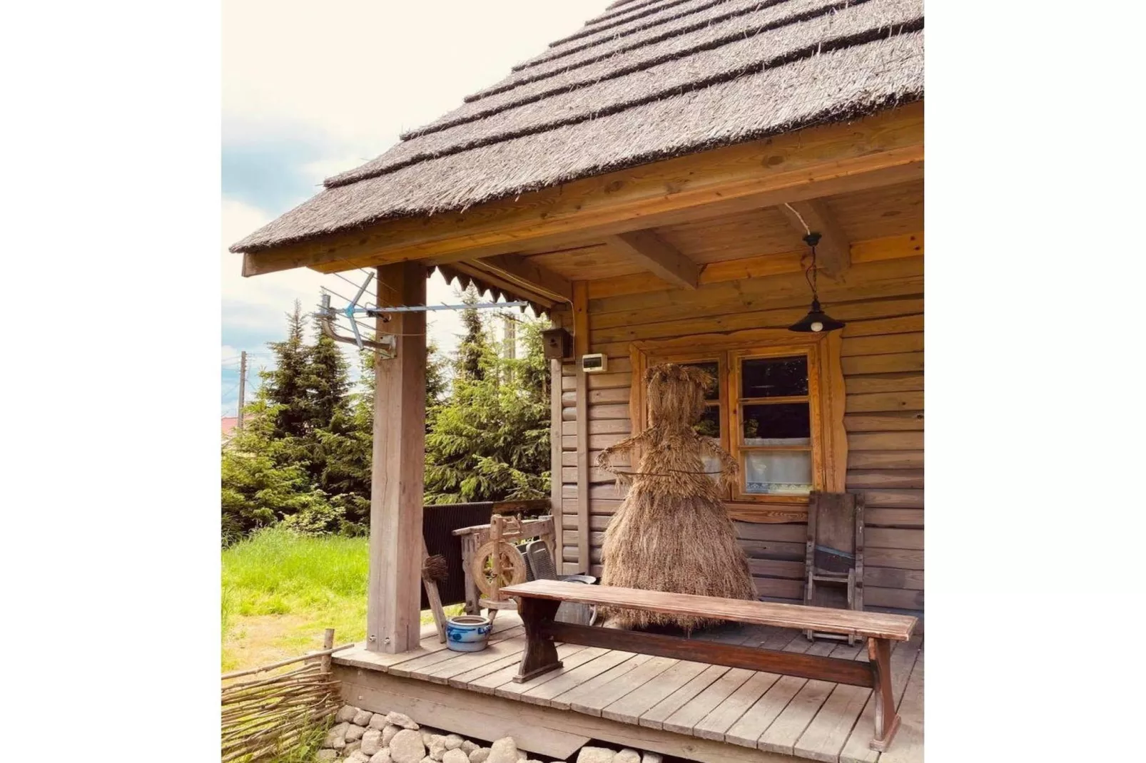 Dom przy drodze Skansen dla 9 osób Bełczna-Terrasbalkon