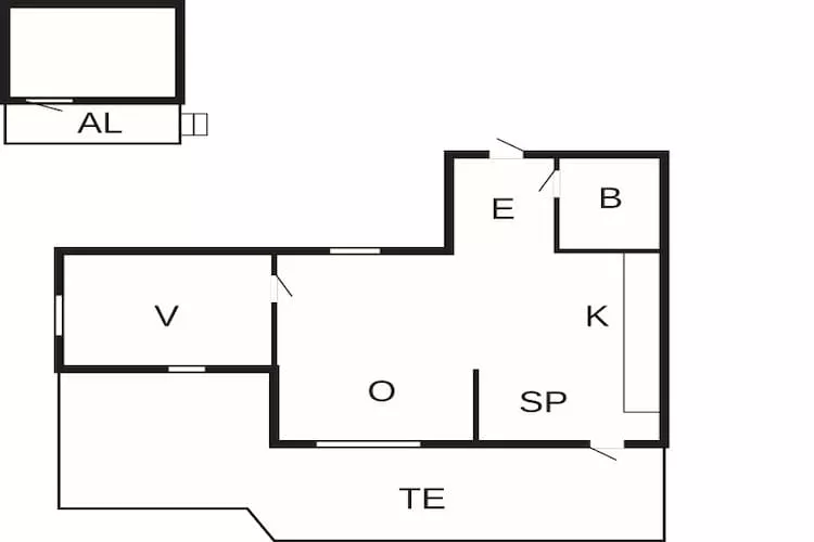 6 persoons vakantie huis in HENÅN - Plattegrond