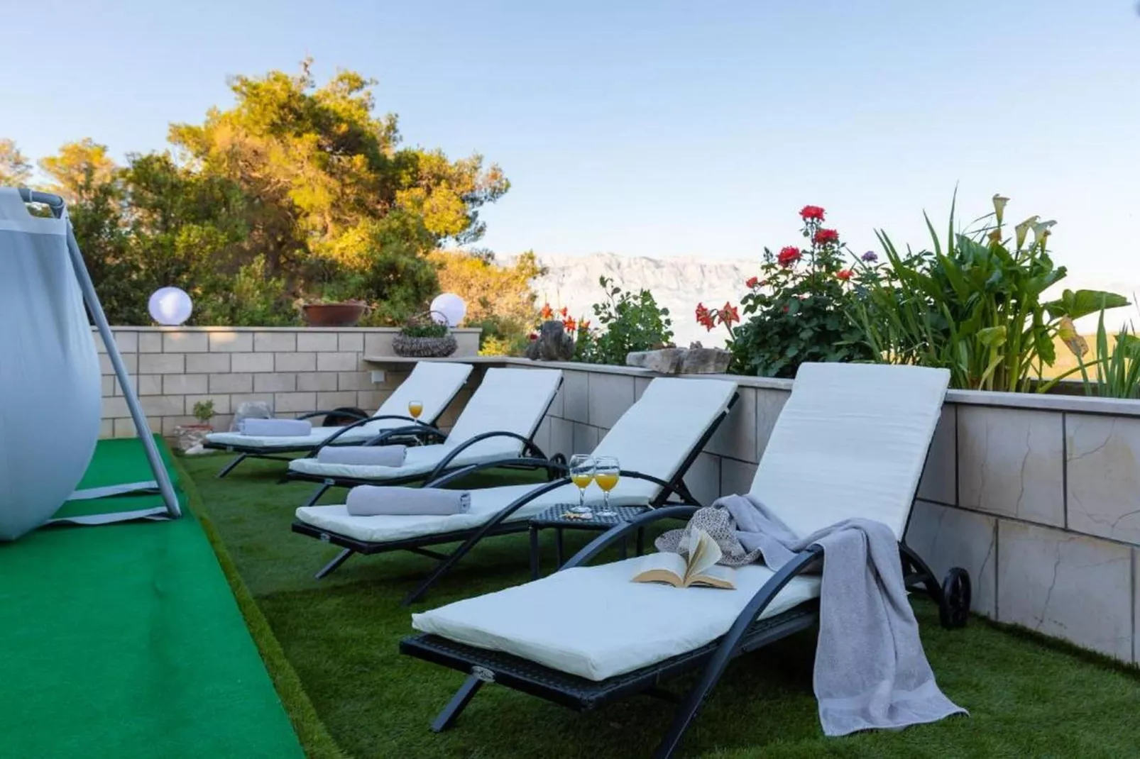 Apartment Villa Andro - Three Bedroom Apartment with Terrace and Sea View-Terras