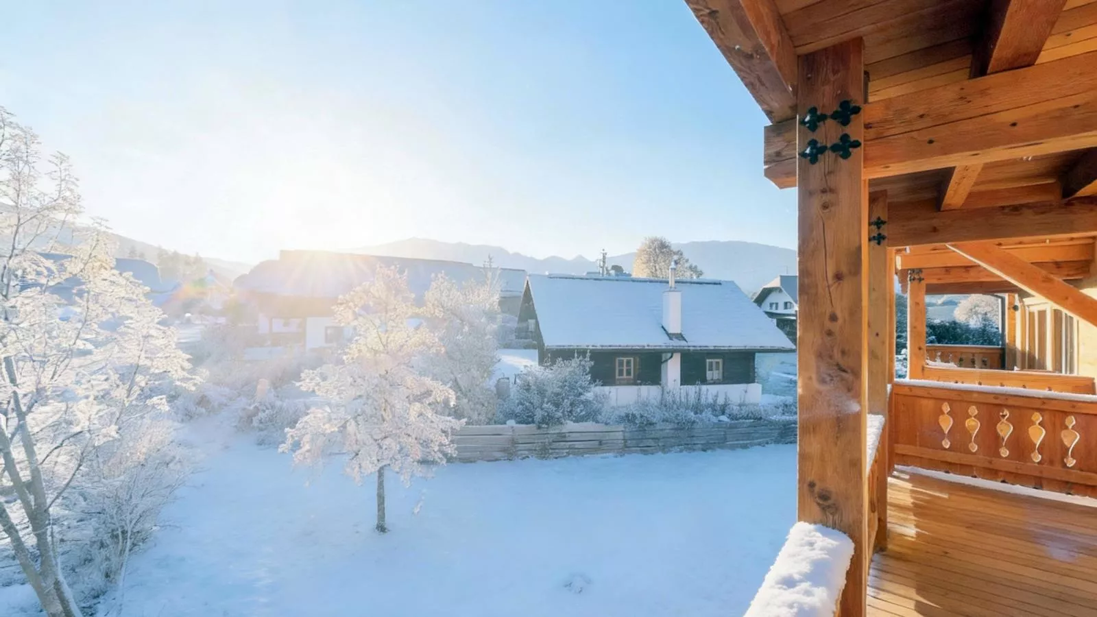 AlmApARTment Mauterndorf Pichl 9-2 - Uitzicht winter