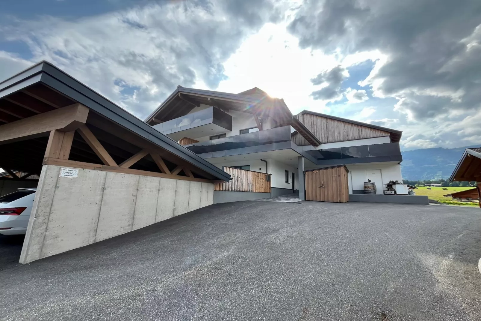 Appartement "Schnurr-Bartl"-Exterieur winter