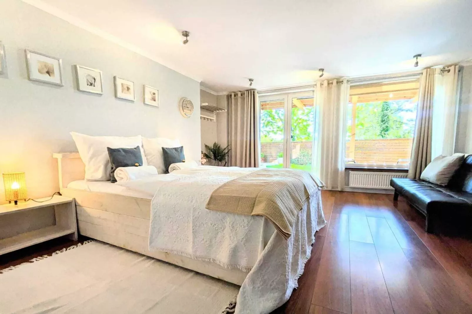 Mieszkanie wakacyjne sauna łódka Kołobrzeg-Slaapkamer