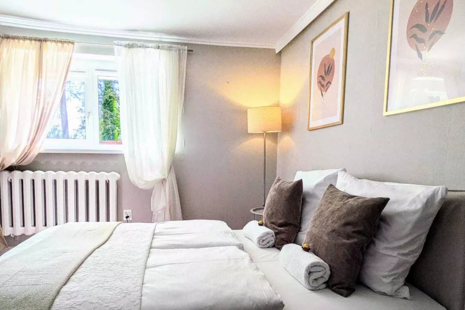 Mieszkanie wakacyjne sauna łódka Kołobrzeg-Slaapkamer