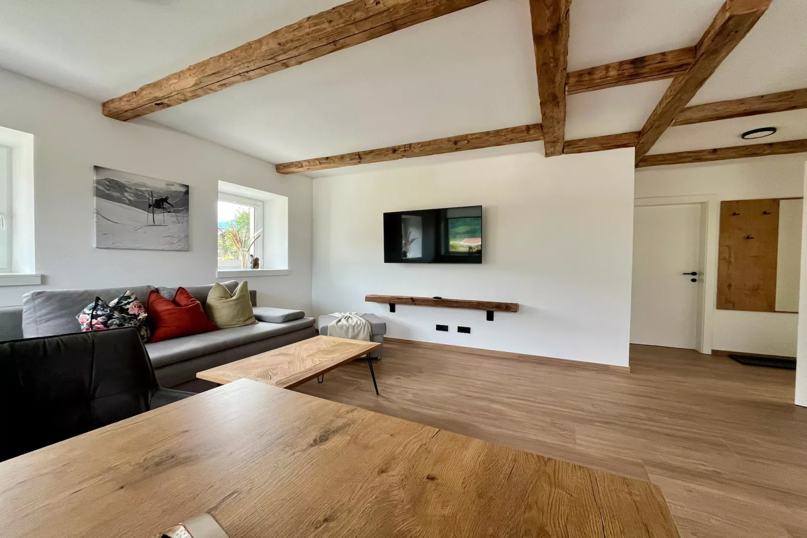 Apartment "Gams-Bartl"-Woonkamer