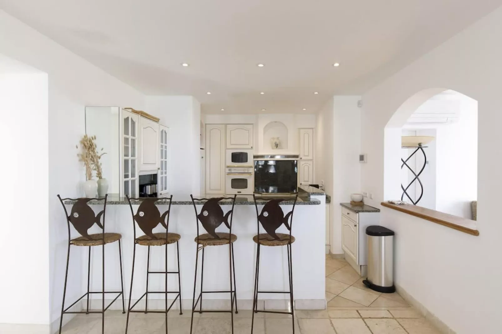 Magnifique villa avec vue sur mer et belle piscine-Keuken