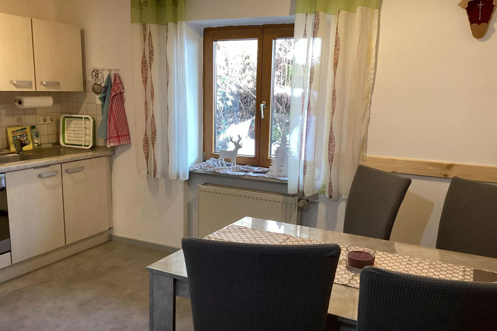Holiday flats Haus am Wald Zenting-Wohnung für 4 Personen 56 qm - Eetkamer