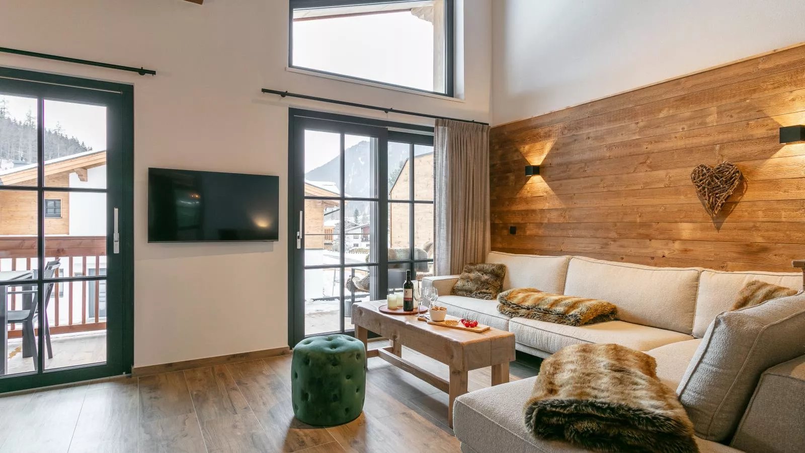 Tauernlodge Eben A2 - Woonkamer