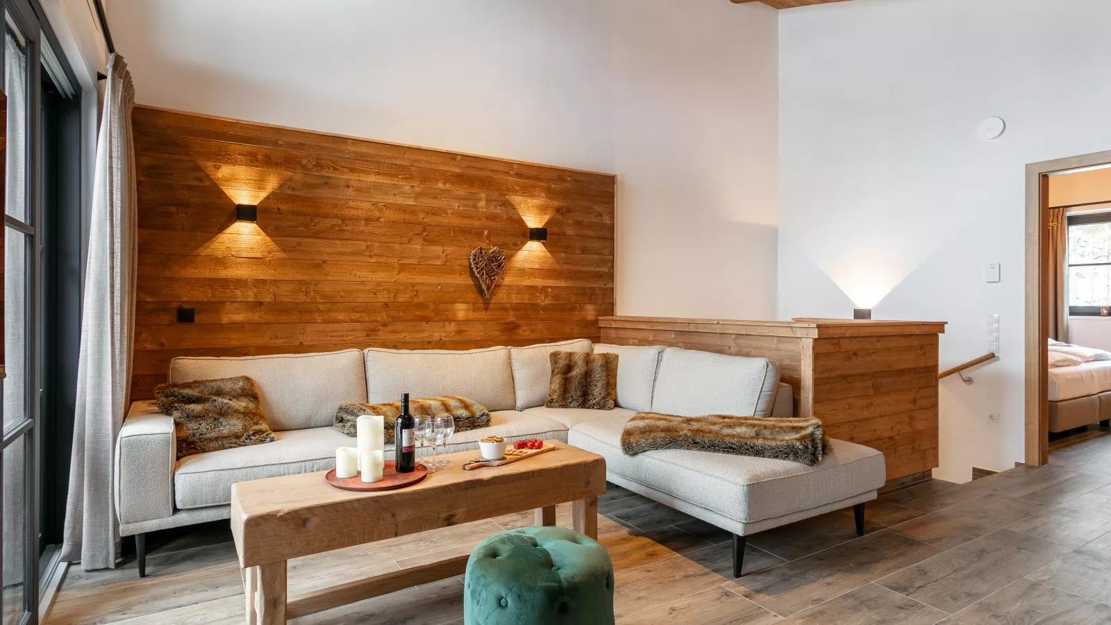 Tauernlodge Eben A2 - Woonkamer