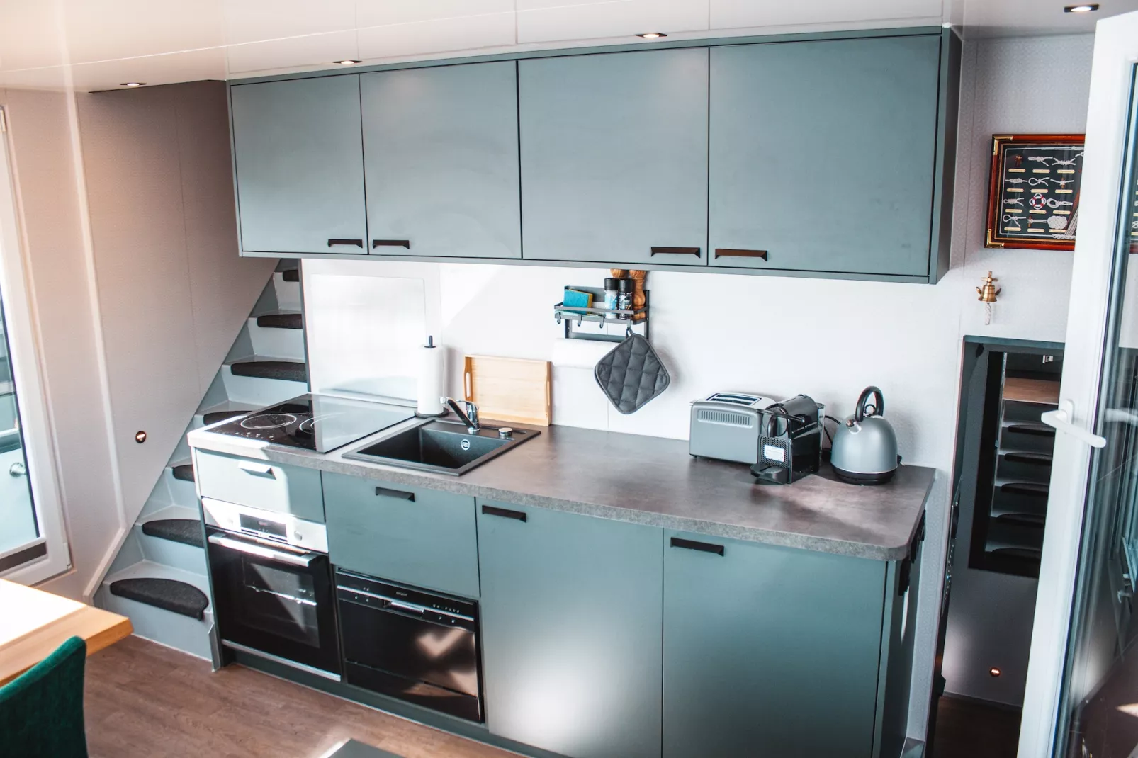 Hausboot Charlottenburg-Keuken