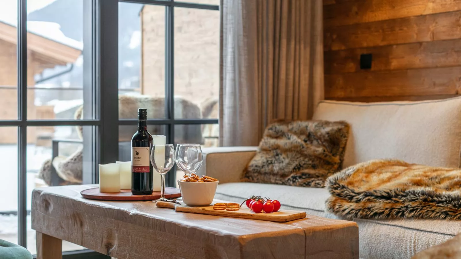 Tauernlodge Eben A2 - Woonkamer