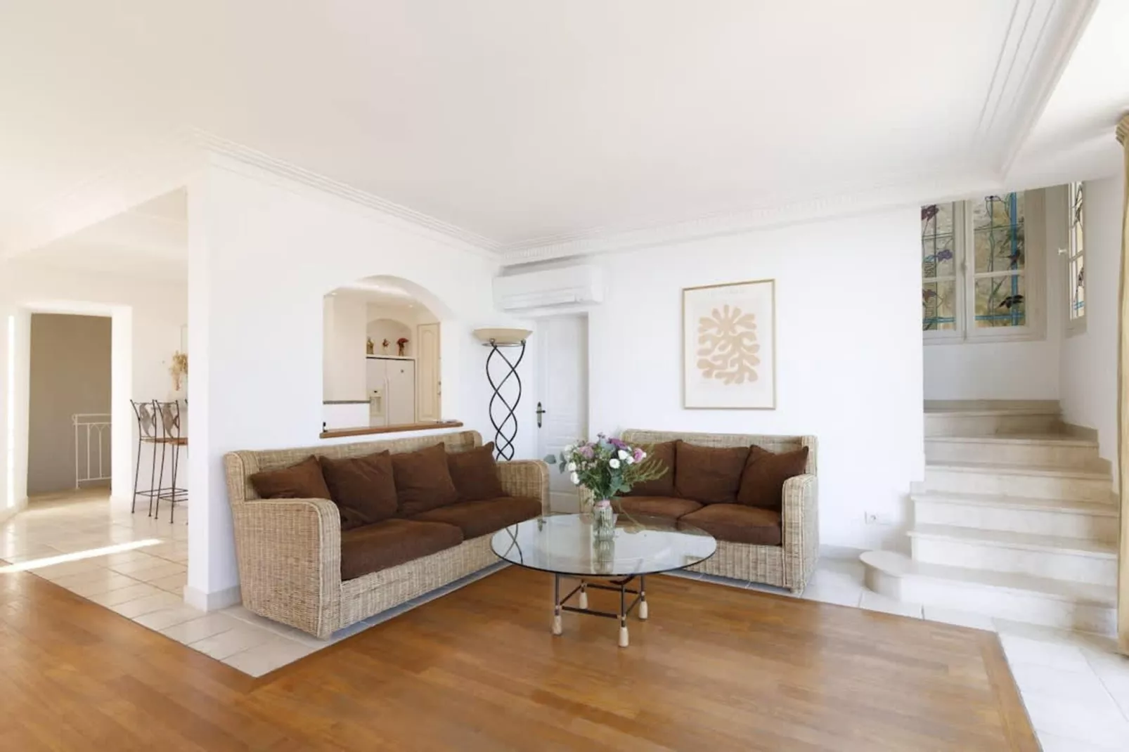 Magnifique villa avec vue sur mer et belle piscine-Woonkamer