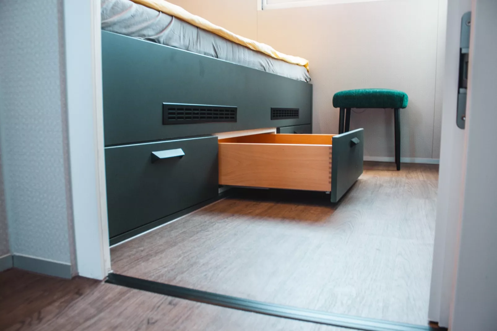 Hausboot Charlottenburg-Slaapkamer