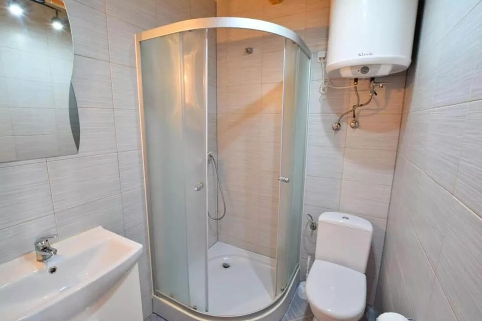 Domki wakacyjne z basenem dla 4 osób Jarosławiec - Badkamer