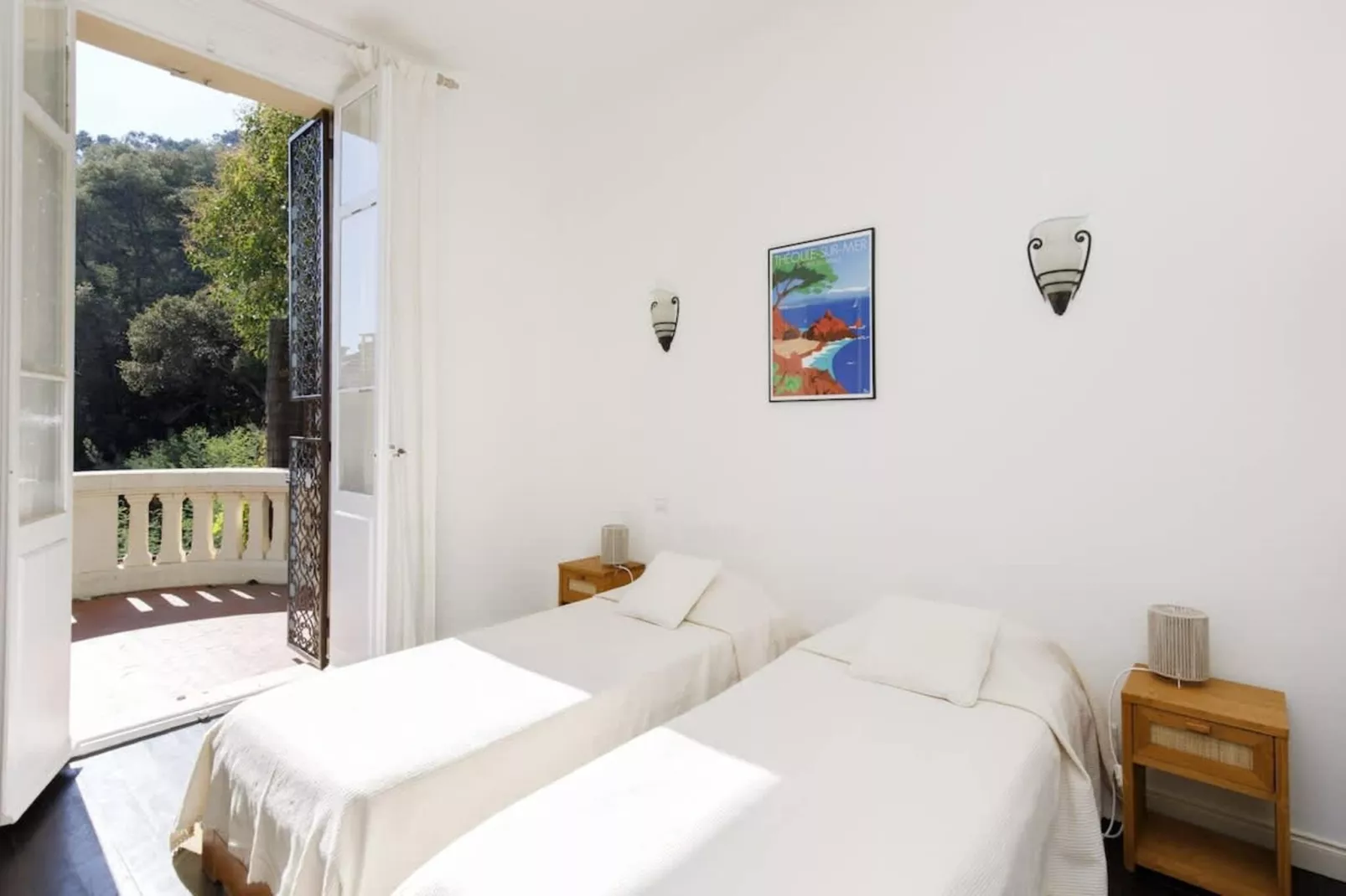 Magnifique villa avec vue sur mer et belle piscine-Slaapkamer