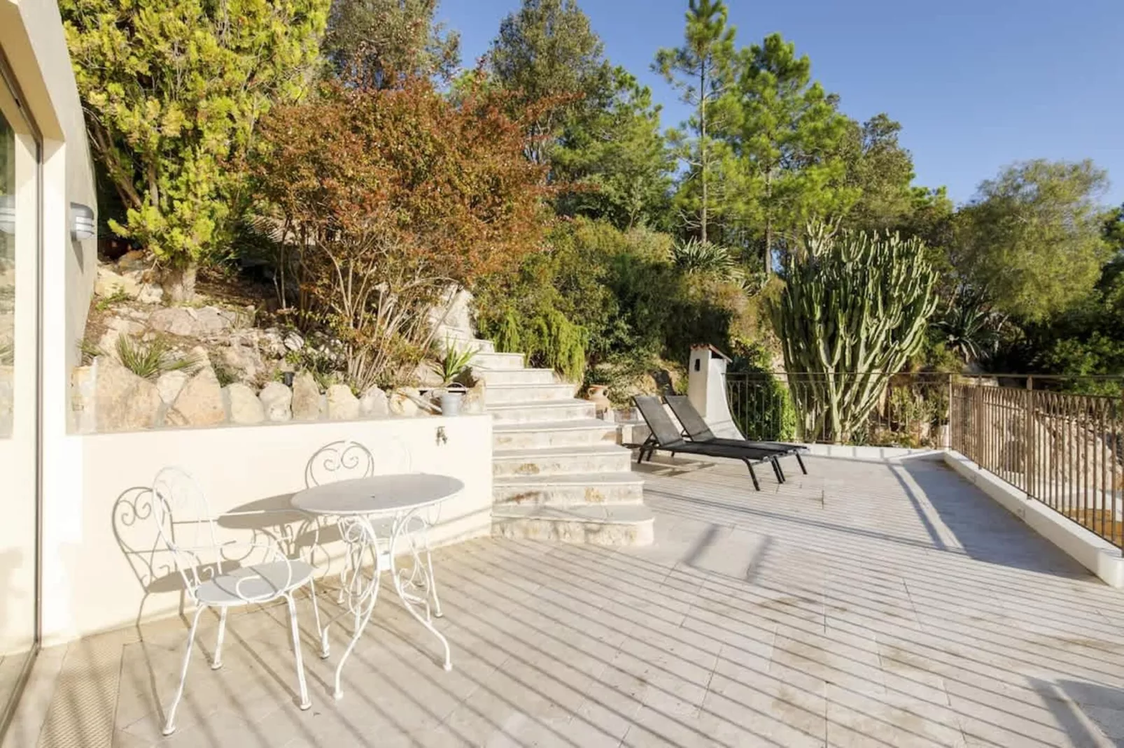 Magnifique villa avec vue sur mer et belle piscine-Terrasbalkon