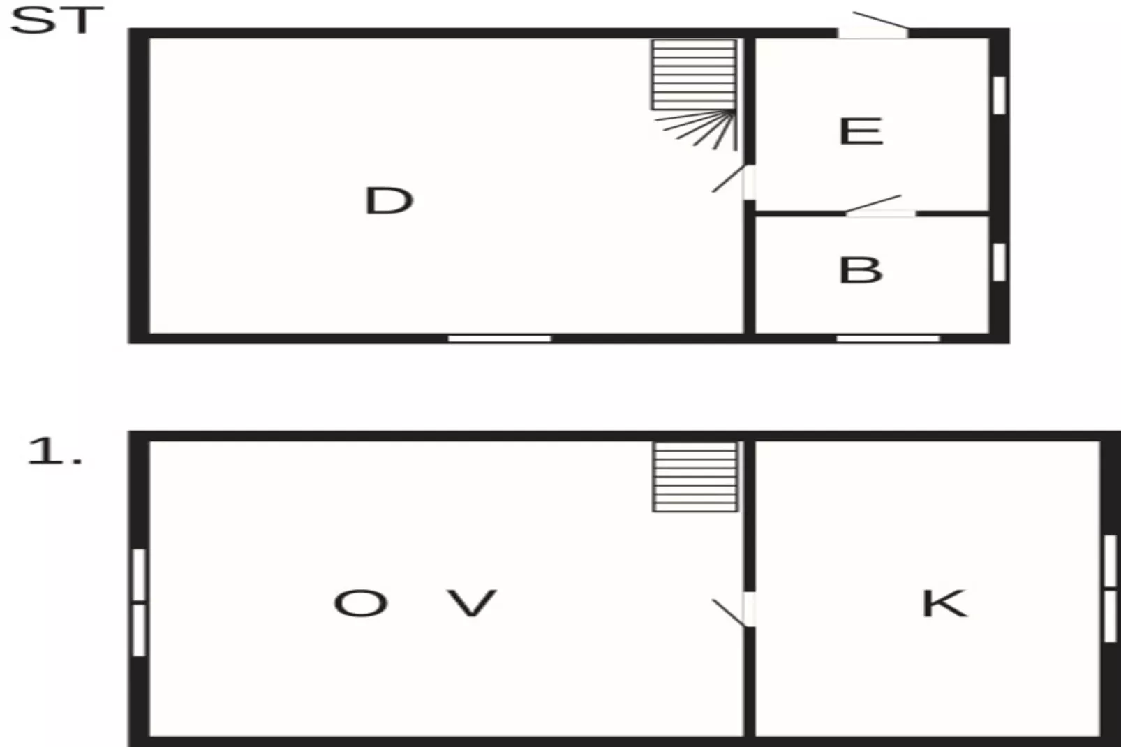 Vintage charme aan zee-By Traum-Plattegrond