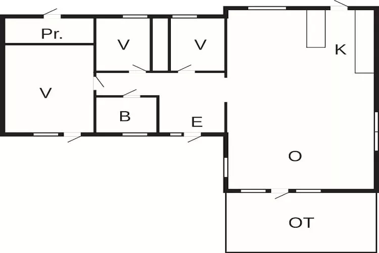 6 Personen vakantie huis in Väddö - Plattegrond