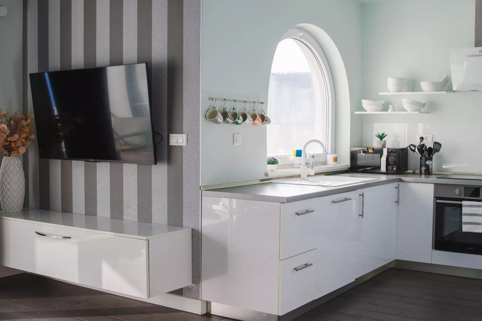 Apartment LaVilla - Two Bedroom Apartment with Balcony and Sea View (Žuti) - Keuken