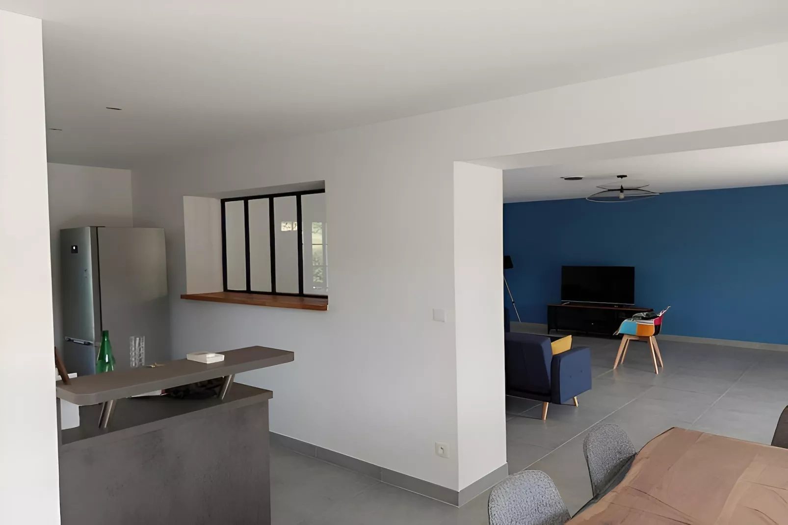 Gîte Les Charmes-Woonkamer