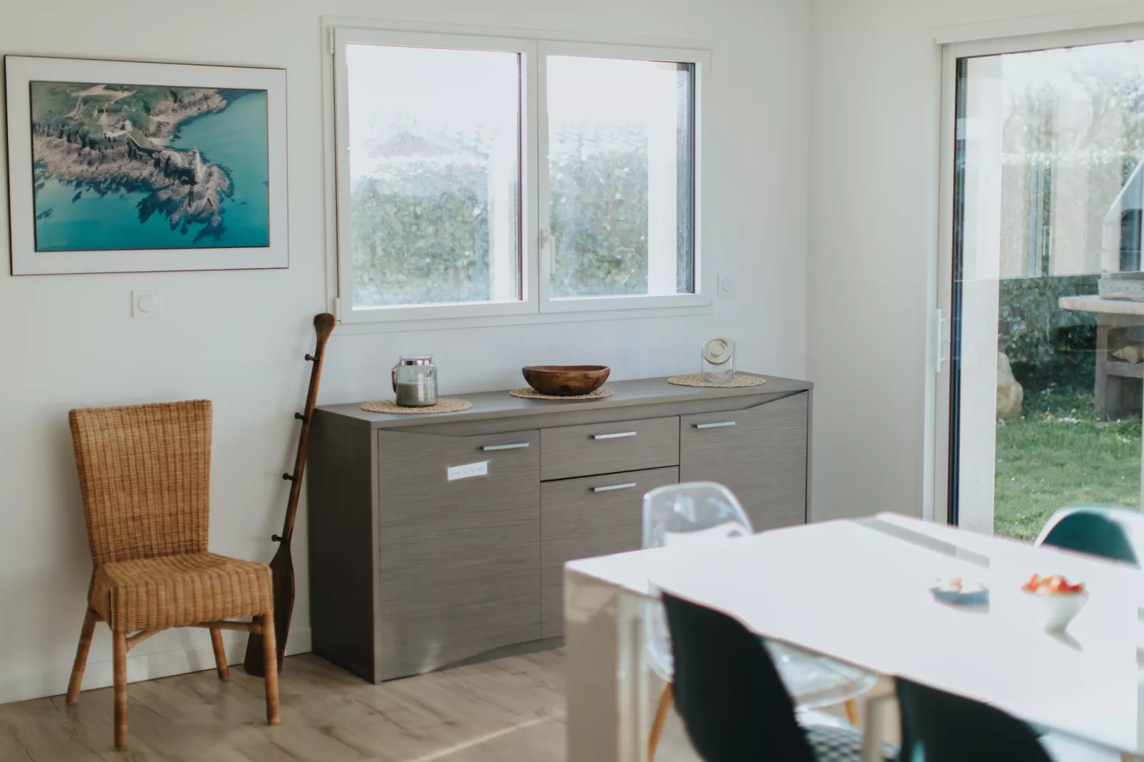 Ferienhaus in Porspoder-Eetkamer