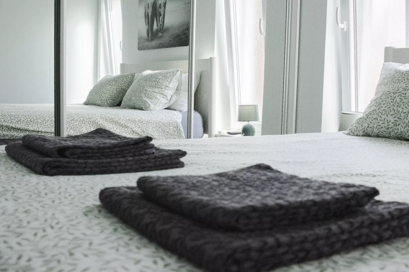 Apartment LaVilla - Two Bedroom Apartment with Balcony and Sea View (Žuti) - Slaapkamer