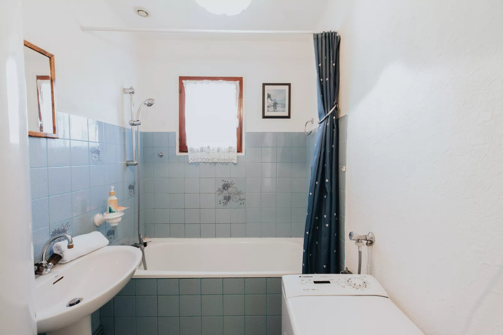 Ferienhaus in Porspoder-Badkamer