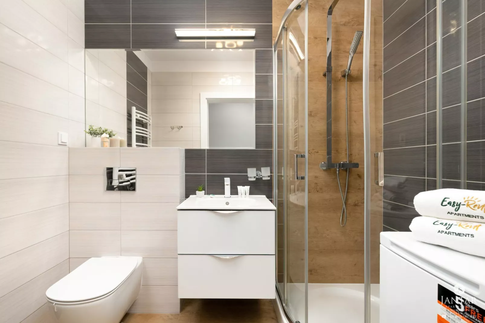 Apartament Grunwaldzka 12b/22 Pobierowo-Badkamer