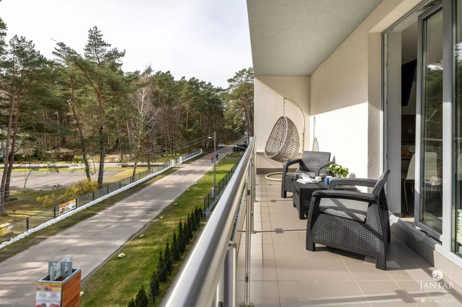 Apartament Grunwaldzka 12b/22 Pobierowo-Terrasbalkon