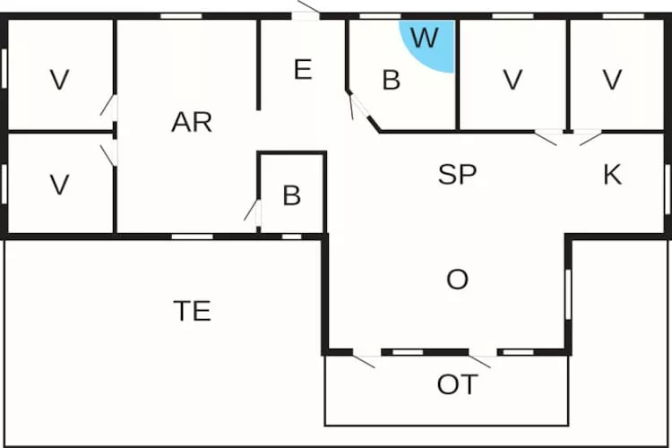 10 persoons vakantie huis in Thisted - Plattegrond