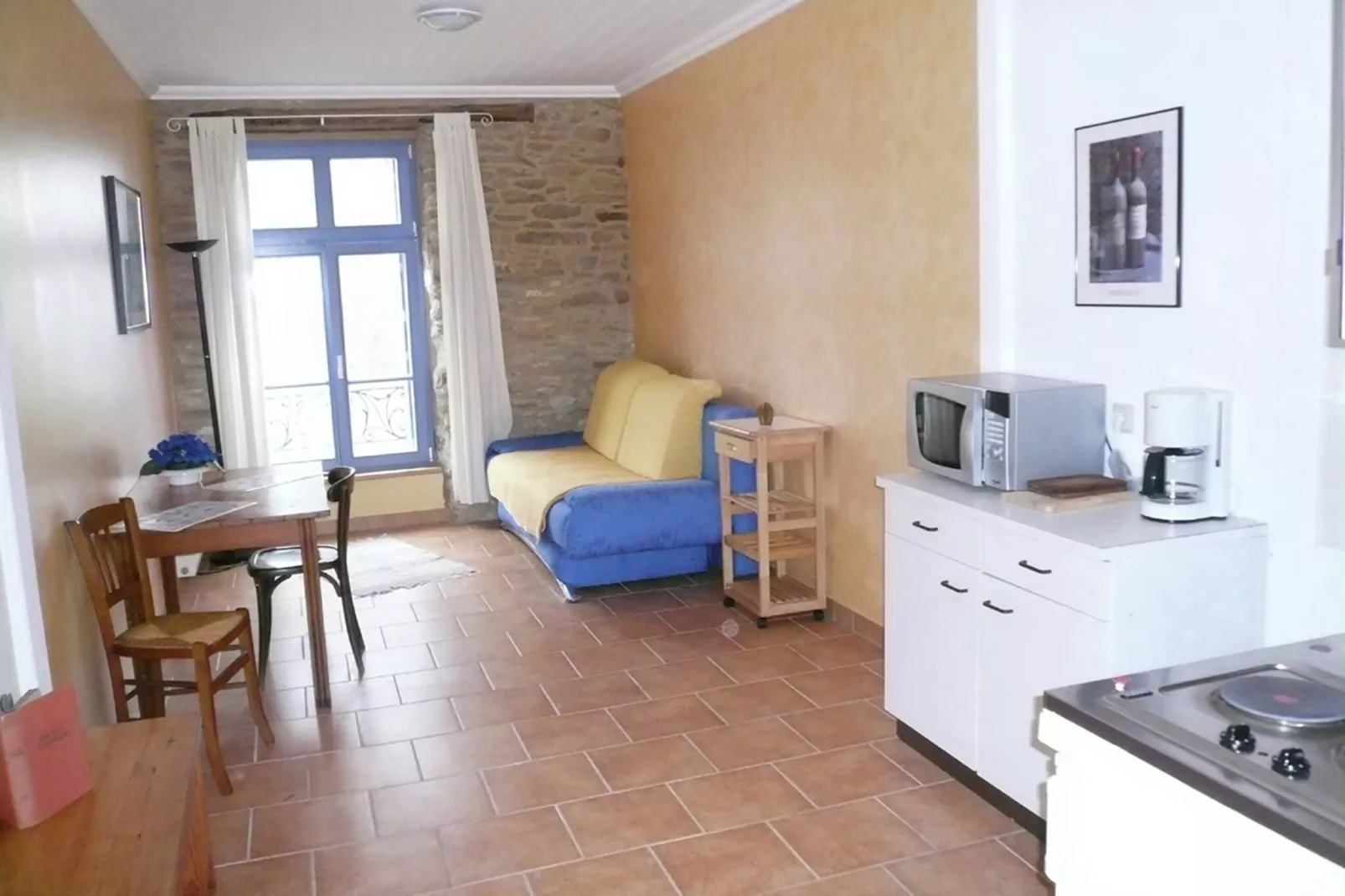 Ancienne Gendarmerie studio B - Woonkamer