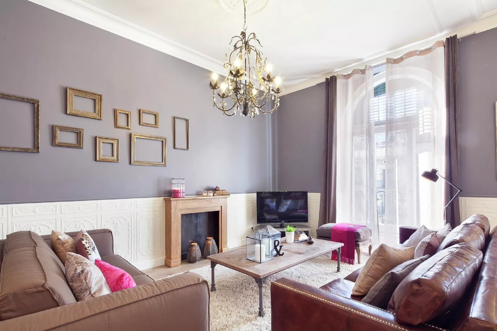 Catalunya Palace Apartment-Woonkamer