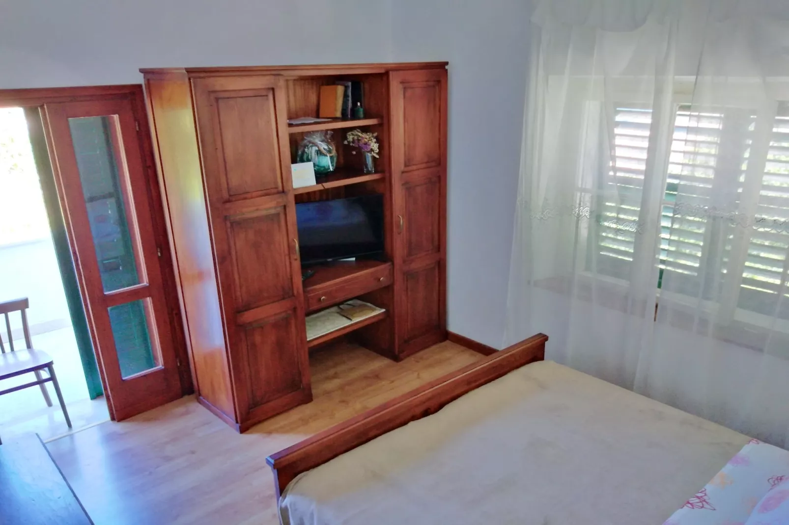 Guest House Hazdovac Rooms - Two Bedroom Apartment with Terrace and Sea View-Slaapkamer