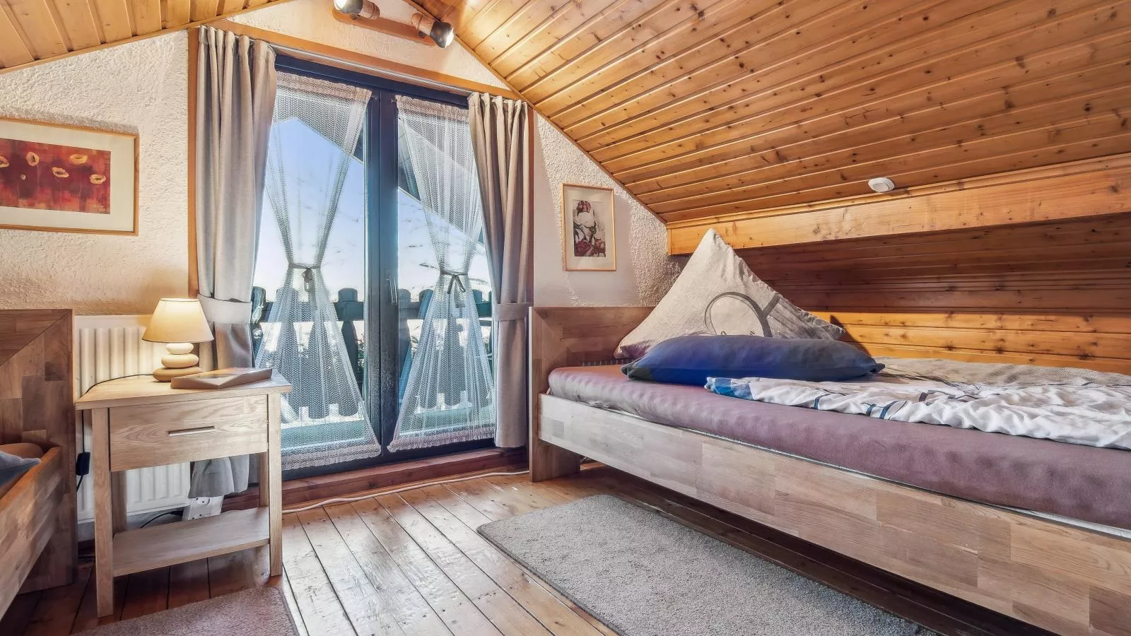 Das Haus am Wald-Slaapkamer