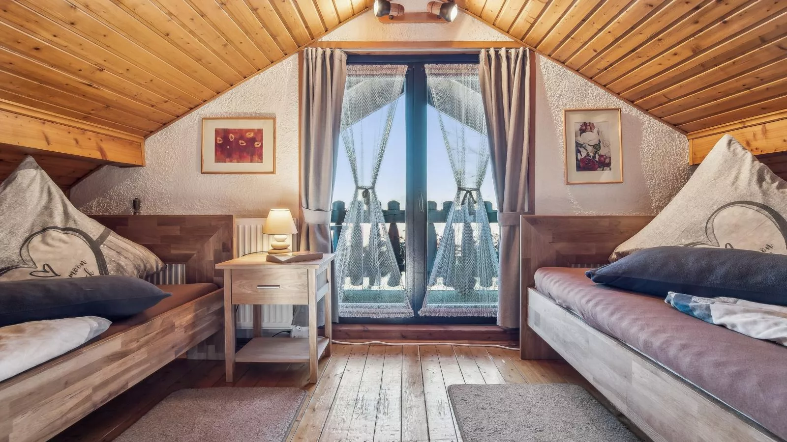 Das Haus am Wald-Slaapkamer