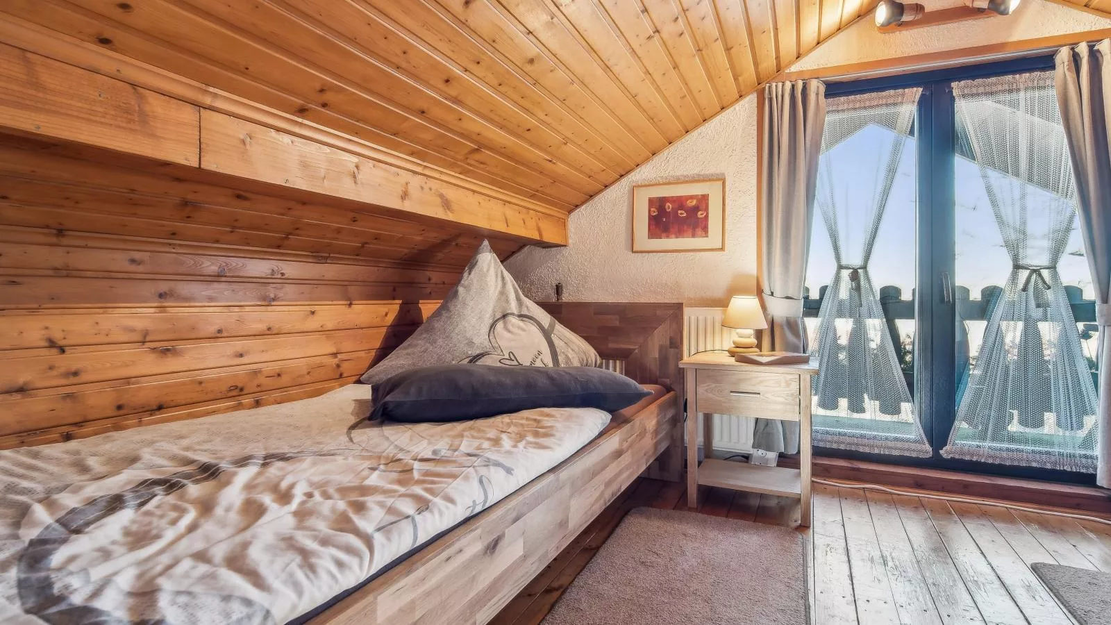 Das Haus am Wald-Slaapkamer