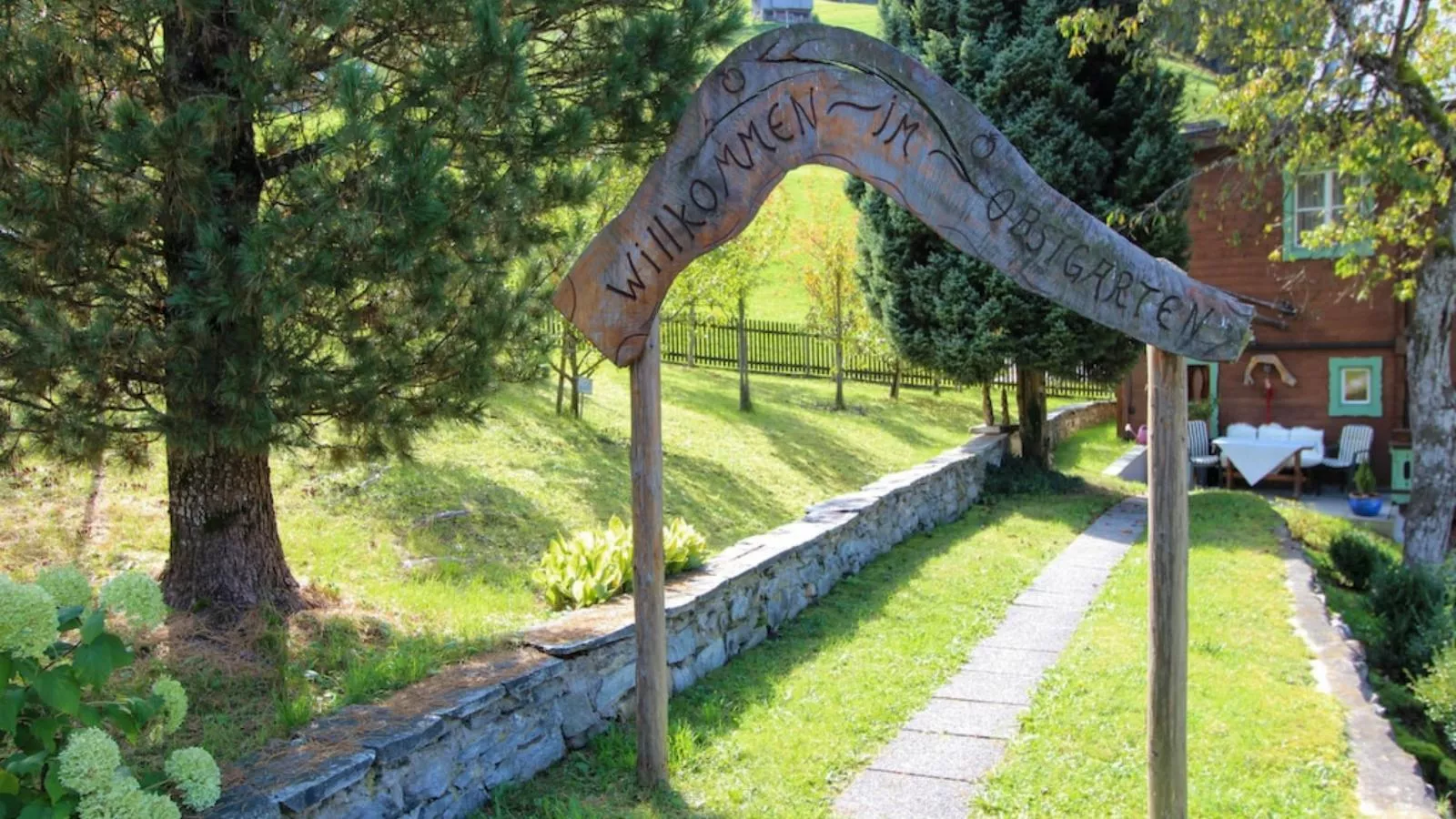 Chalet Anna Bramberg-Tuinen zomer