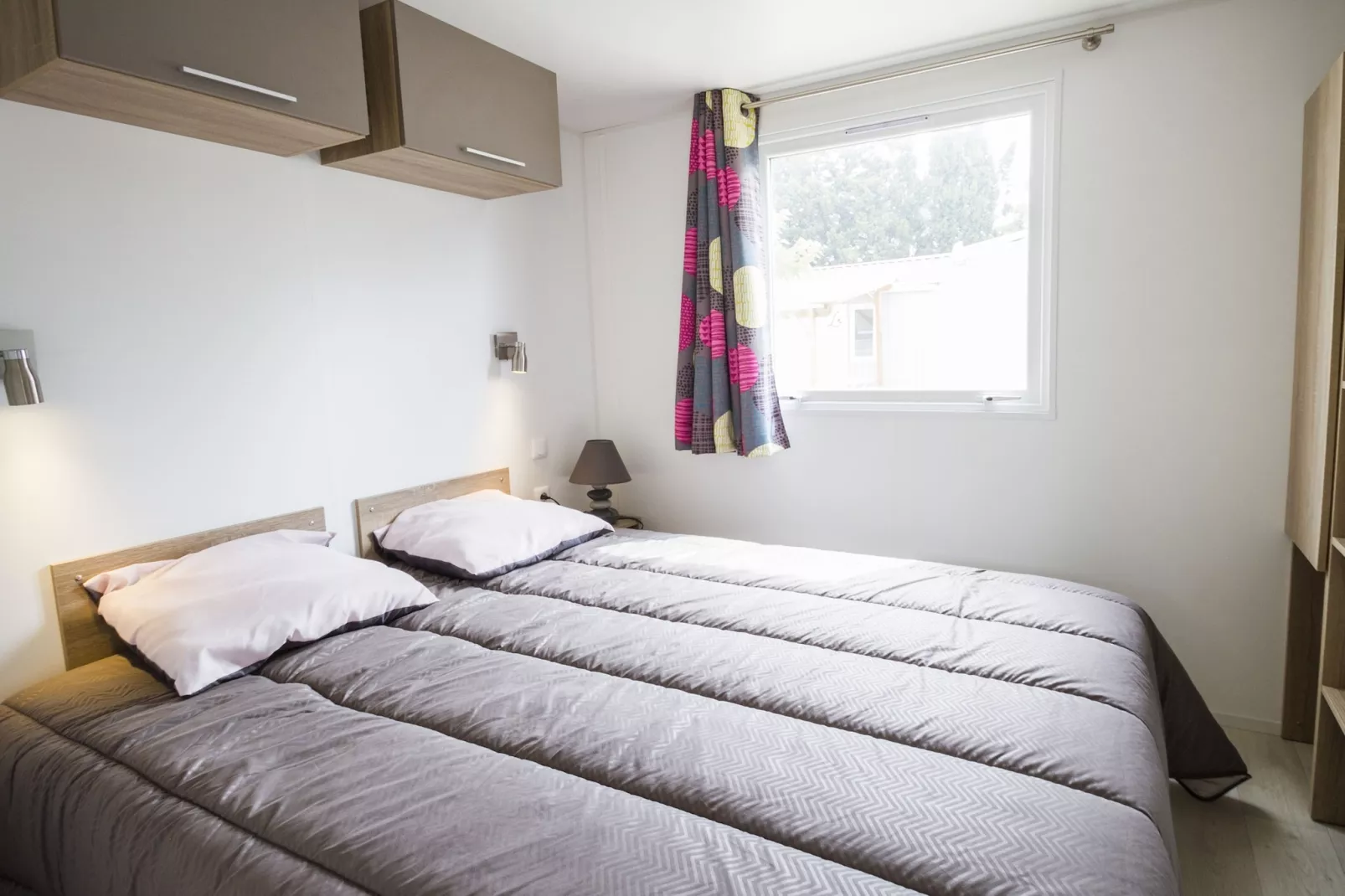 Camping L'Air Marin Vias-Plage  Mobilhome MEXICO 2CH - Slaapkamer