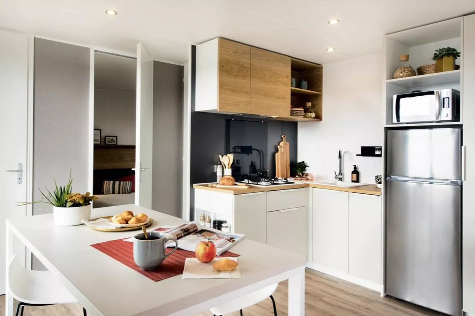 Camping L'Air Marin Vias-Plage  Mobilhome Acapulco 2CH - Keuken