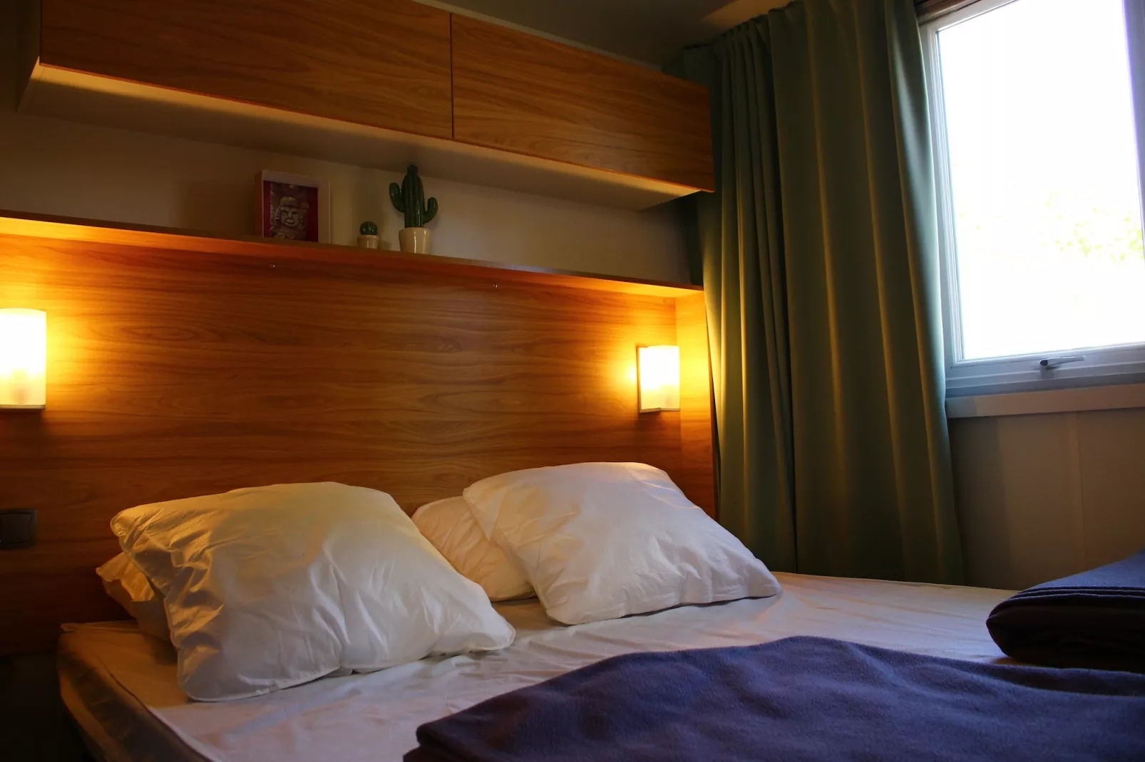 Camping L'Air Marin Vias-Plage  Mobilhome Acapulco 2CH - Slaapkamer