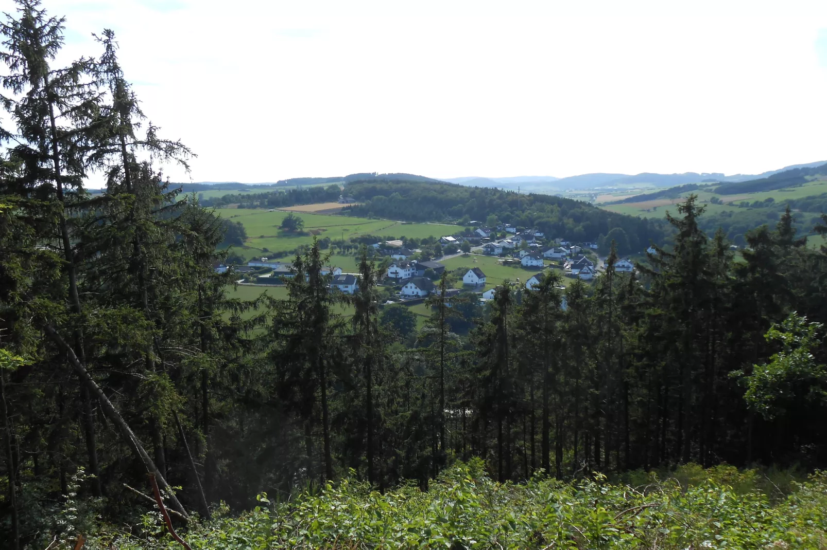 Im Sauerland-Gebieden zomer 1km