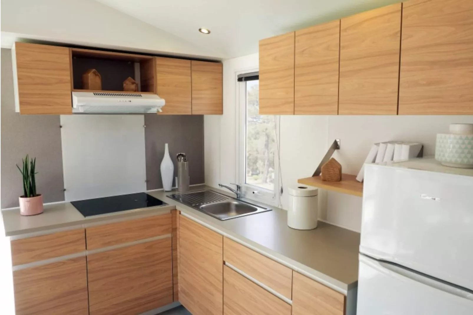 Camping L'Air Marin Vias-Plage  Mobilhome ACAPULCO 3CH - Keuken